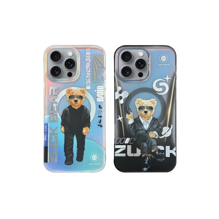 ZuckBear iPhone 16 Pro Kılıf Berlin Boss Hologramlı Mekanik Tuşlu M-Safe Şarja Uygun Kapak