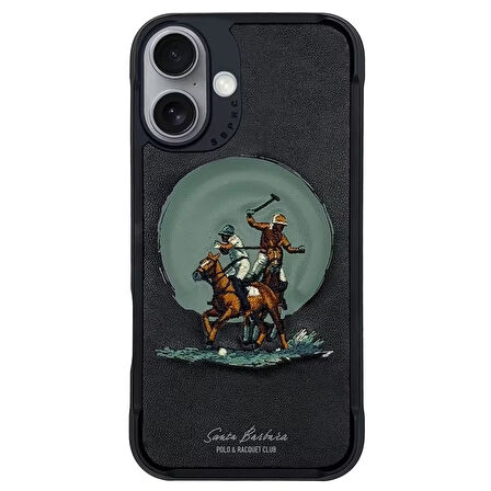 Santa Barbara Polo Racquet Club Aubrey iPhone 16 MagSafe Kılıf - Siyah
