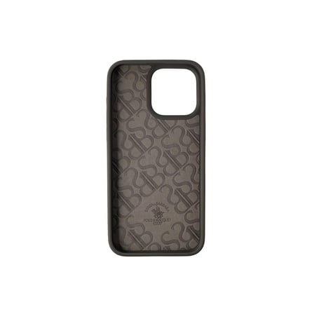 Santa Barbara Polo Racquet Club iPhone 16 Kılıf 3Boyutlu PU Deri Boris İçi Süet Kapak