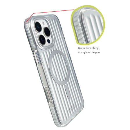 Santa Barbara Polo Racquet Club iPhone 16 Pro için Kılıf Dalgalı Esnek Darbelere Dayanıklı M-safe Özellikli için Jeremy Kılıf Dalgalı Darbelere Dayanıklı Soft Touch Kapak