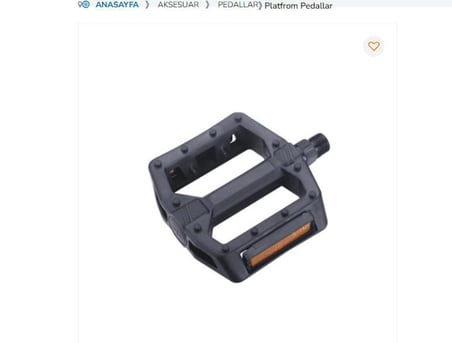 Briviga HF-883 Platform Plastik Tek Parça Pedal