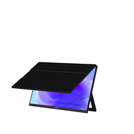 Zeuslap ZEUSLAP Z18W 2x18.5" Çift Ekran 1920*1080@120Hz Full HD IPS Panel Type-C 100% sRGB 300Cd/m² Taşınabilir Monitör (ZL-Z18W)