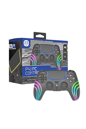 PlayStation 4 ve PC için RGB LED Kablosuz Kontrol Cihazı