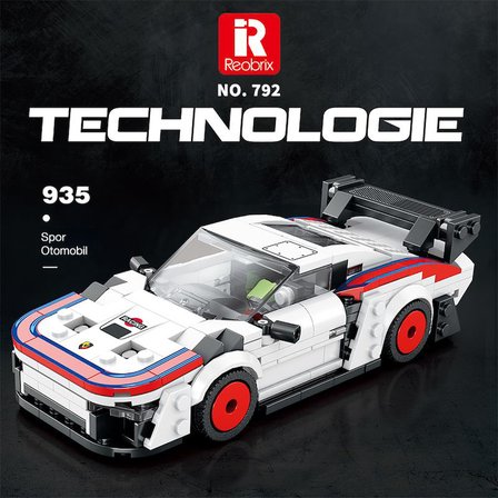 Reobrix Creator 792 Porsche 935 Spor Araba Yaratıcı Yapı Blok Seti Building Blocks - 346 Parça