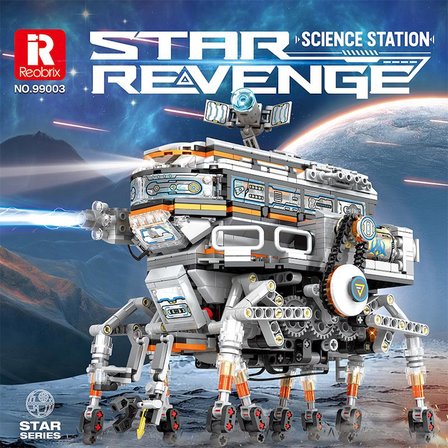Reobrix Technic 99003 Bilim İstasyonu (Star Revenge:Science Station) Kumandalı&Motorlu Yapı Blok Seti Building Blocks - 1378 Parça