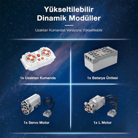 Reobrix Technic 99004 Mürettebat Taşıyıcı (Star Revenge:Crew Carrier) Yaratıcı Yapı Blok Seti Building Blocks - 1298 Parça