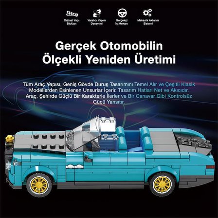 Reobrix Creator 688 Rolls Royce Boat Tail Araba Yaratıcı Yapı Blok Seti Building Blocks - 417 Parça