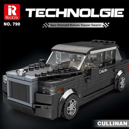 Reobrix Creator 790 Rolls Royce Cullinan SUV Araba Yaratıcı Yapı Blok Seti Building Blocks - 480 Parça