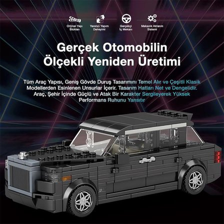 Reobrix Creator 790 Rolls Royce Cullinan SUV Araba Yaratıcı Yapı Blok Seti Building Blocks - 480 Parça