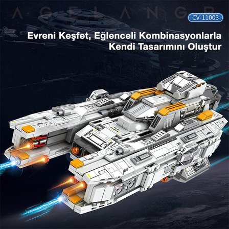 Reobrix 788 Sonsuz Evren Lagrange CV-11003 (Infinite Universe Lagrange) Yaratıcı Yapı Blok Seti Building Blocks - 966 Parça