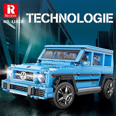 Reobrix Technic 11032 Mercedes Benz AMG G65 SUV Araba Yaratıcı Yapı Blok Seti Building Blocks (G Class "The Beast") - 1204 Parça