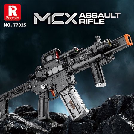 Reobrix 77025 MCX Saldırı Tüfeği Yaratıcı Yapı Blok Seti Building Blocks (Assault Rifle) -1589 Parça