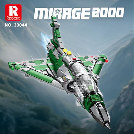 Reobrix 33044 Mirage 2000 Yaratıcı Yapı Blok Seti Building Blocks - 1012 Parça