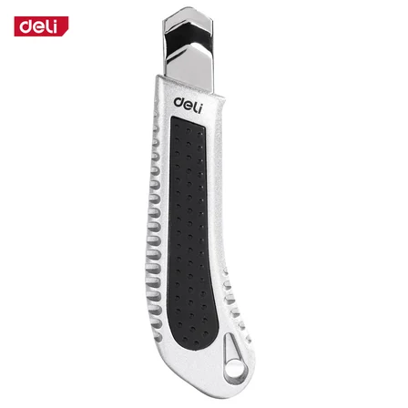DELI Profesyonel Alüminyum Alaşımlı  Maket Bıçağı 18mm