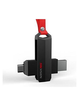 Hikvision E304C 256GB USB Bellek – USB 3.2 – Dual Type-C + USB-A – Metal Gövde – Yüksek Hız