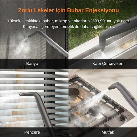15.000Pa Emiş Gücü 100℃ Buharlı Halı Yıkama ve Leke Çıkartma Makinesi By200