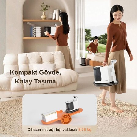 15.000Pa Emiş Gücü 600w Halı Yıkama ve Leke Çıkartma Makinesi Y200