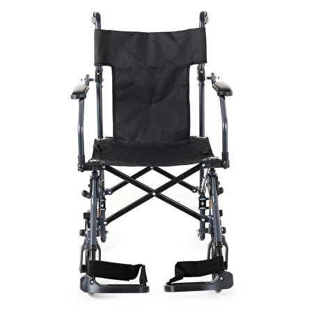 Comfort Plus Transfer Portatif Tekerlekli Sandalye | Katlanabilir, Çantalı ve Hafif DM-304