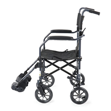 Comfort Plus Transfer Portatif Tekerlekli Sandalye | Katlanabilir, Çantalı ve Hafif DM-304