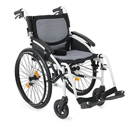 Comfort Plus Alüminyum Tekerlekli Sandalye | Katlanabilir Şase ve Hafif Ergonomik Tasarım GPro