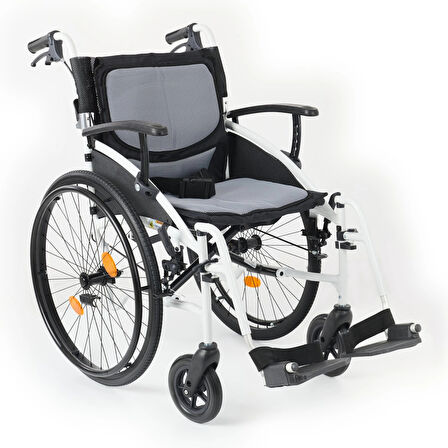 Comfort Plus Alüminyum Tekerlekli Sandalye | Katlanabilir Şase ve Hafif Ergonomik Tasarım GPro