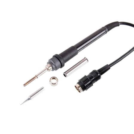 Kalem Havya Kolu Quick 706 936A Uyumlu 907A 24V 50W için 5 Pin Erkek Yedek Havya Kolu