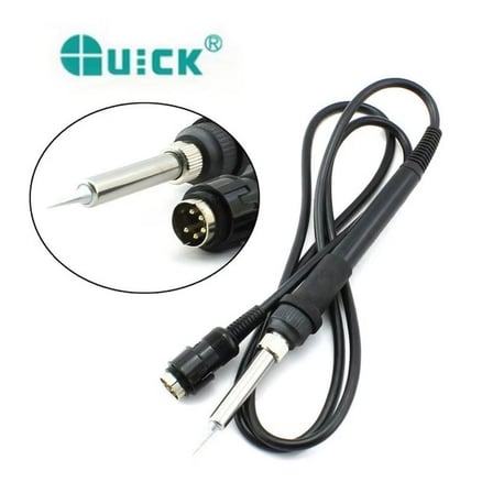 Kalem Havya Kolu Quick 706 936A Uyumlu 907A 24V 50W için 5 Pin Erkek Yedek Havya Kolu