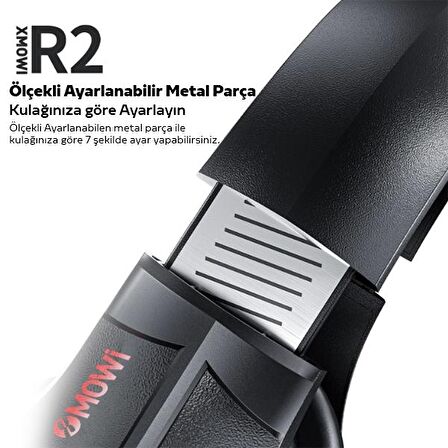 XMOWi R2 Gaming Mikrofonlu RGB Oyuncu Kulaklılığı Gurultu Engelleyici Kulaklik SİYAH,KIRMIZI