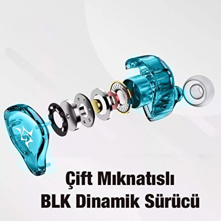 Plextone FRO NB3 Dual Superbass 3.5mm Kablolu Gaming Oyuncu Kulaklığı MAVİ