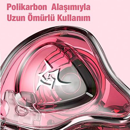 Plextone FRO NB3 Dual Superbass 3.5mm Kablolu Gaming Oyuncu Kulaklığı PEMBE