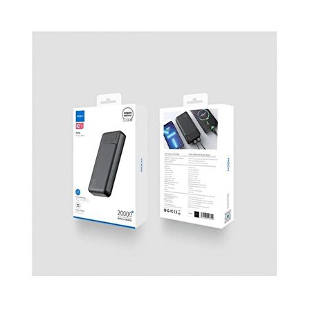 Rock P200 Hızlı Şarj 20000 mAh Power Bank Siyah