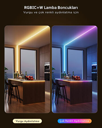 Govee COB Silikon Kaplamalı Matter Destekli LED Şerit PRO - 3 Metre H61E53D1