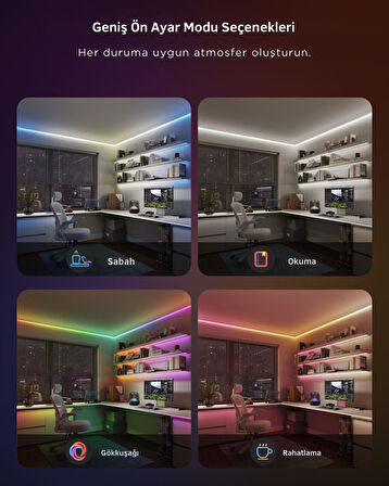 Govee COB Silikon Kaplamalı Matter Destekli LED Şerit PRO - 3 Metre H61E53D1