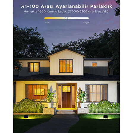 Govee Dış Mekan Projektör Aydınlatma2 - 4'lü Paket