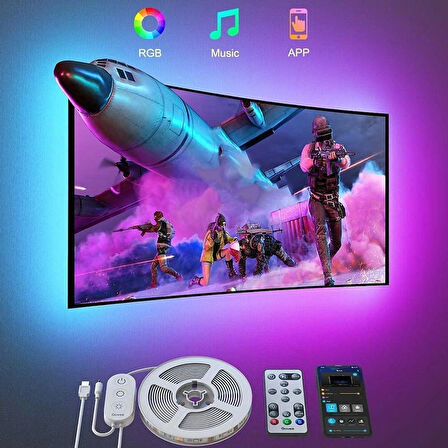 RGB Bluetooth LED Arka Işık 46-60 inç TV