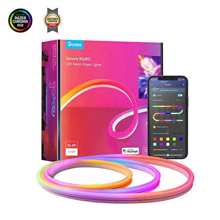 Govee Neon LED Şerit Işıklar - RGB Neon Hortum Işık