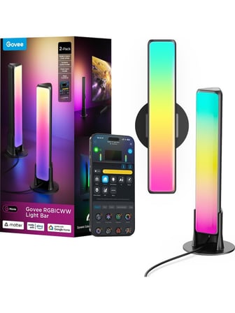 Govee RGBICWW WiFi+BT Flow Plus 27cm 2'li Bar Matter Destekli H6056311