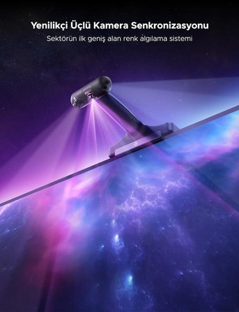 Govee 3S Pro Tv Arkası LED Şerit Ambiyans Aydınlatma, Tv Renk Senkronizasyonu 75-85 Inç Tv'ler ile Uyumludur