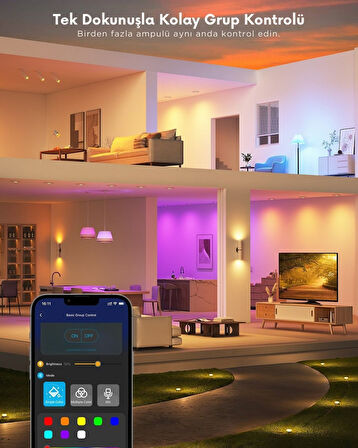 Govee RGBWW GU10 Akıllı Ampul 400 Lümen - 2'li Paket B600D3C1