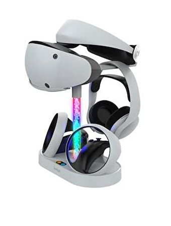 PS VR2  ŞARJLI IŞIKLI DİKEY STAND RGB İPEGA-PG-V001