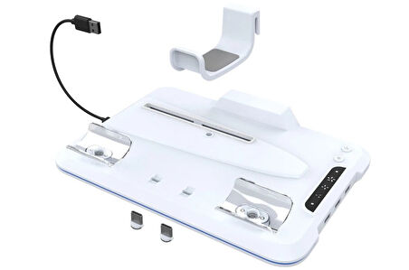PS5 SLİM KASA UYUMLU DİKEY SOĞUTUCU IŞIKLI STAND İPEGA-P5S020W