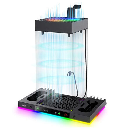 XBOX SERİES X UYUMLU ŞARJLI FANLI RGB Lİ DİKEY STAND İPEGA PG-XBX024S