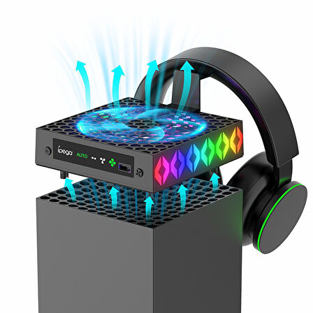 XBOX SERİES X UYUMLU ÜST FAN SOĞUTUCU RGB İPEGA PG-XBX026S