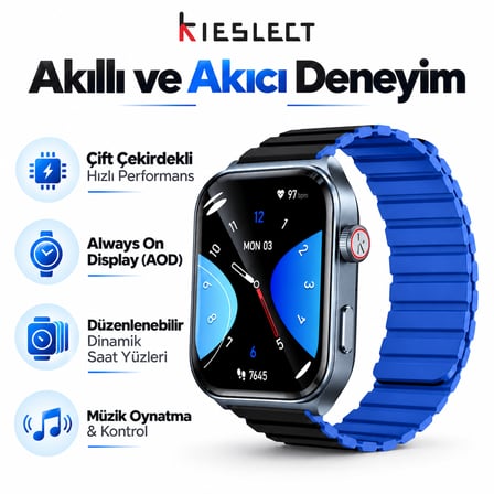Kieslect Ks2 Midnight Blue Akıllı Saat