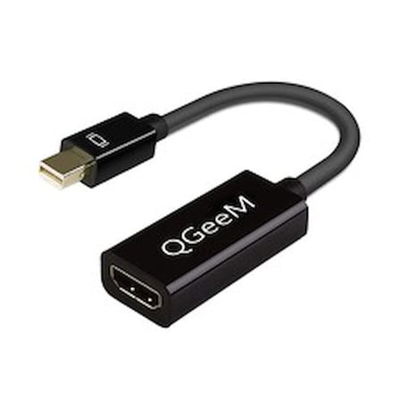 Lexroo QG-HD10 Mini Display Port To HDMI Dönüştürücü - Siyah