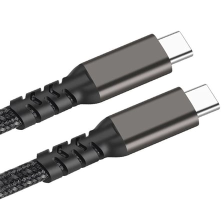 Lexroo 2.Jenerasyon Type-C to USB3.2 PD Data Kablosu 100W 20Gbps 4K@60Hz 0.5 Metre - Siyah