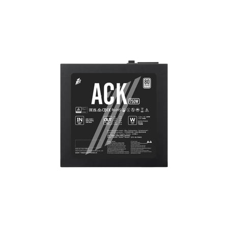 1ST PLAYER ACK 750W 80+ AKTİF PFC 14CM FAN 5 YIL GARANTİLİ SİYAH GÜÇ KAYNAĞI