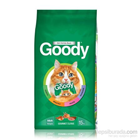 Gourmet Renkli Taneli Kedi Maması 15 Kg