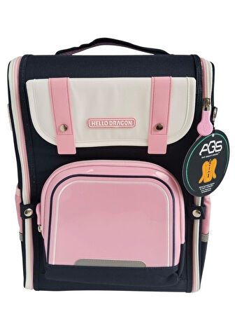 Hello Dragon Okul Çantası Model 11 Pembe CN0025