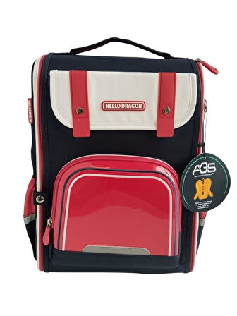 Hello Dragon Okul Çantası Model 11 Kırmızı CN0026